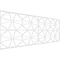 Ekena Millwork Set of Four Panels for 94 1/2"W x 36 1/4"H Haswell Fretwork Wainscot Wall Paneling WPKP18X01X47HWL - alternate 1